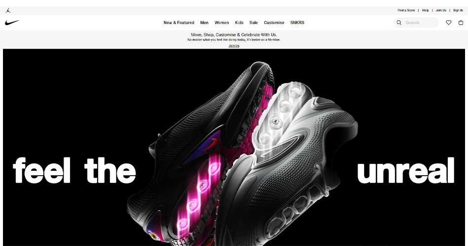 Nike headless commerce Example